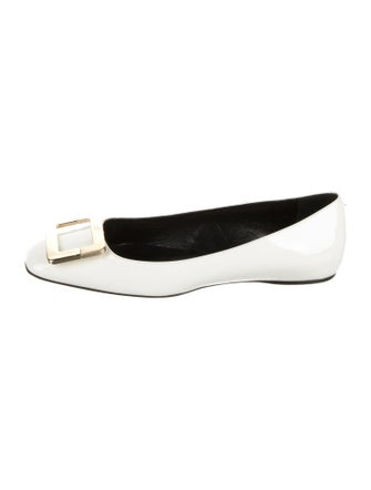 Roger Vivier Patent Leather Flats