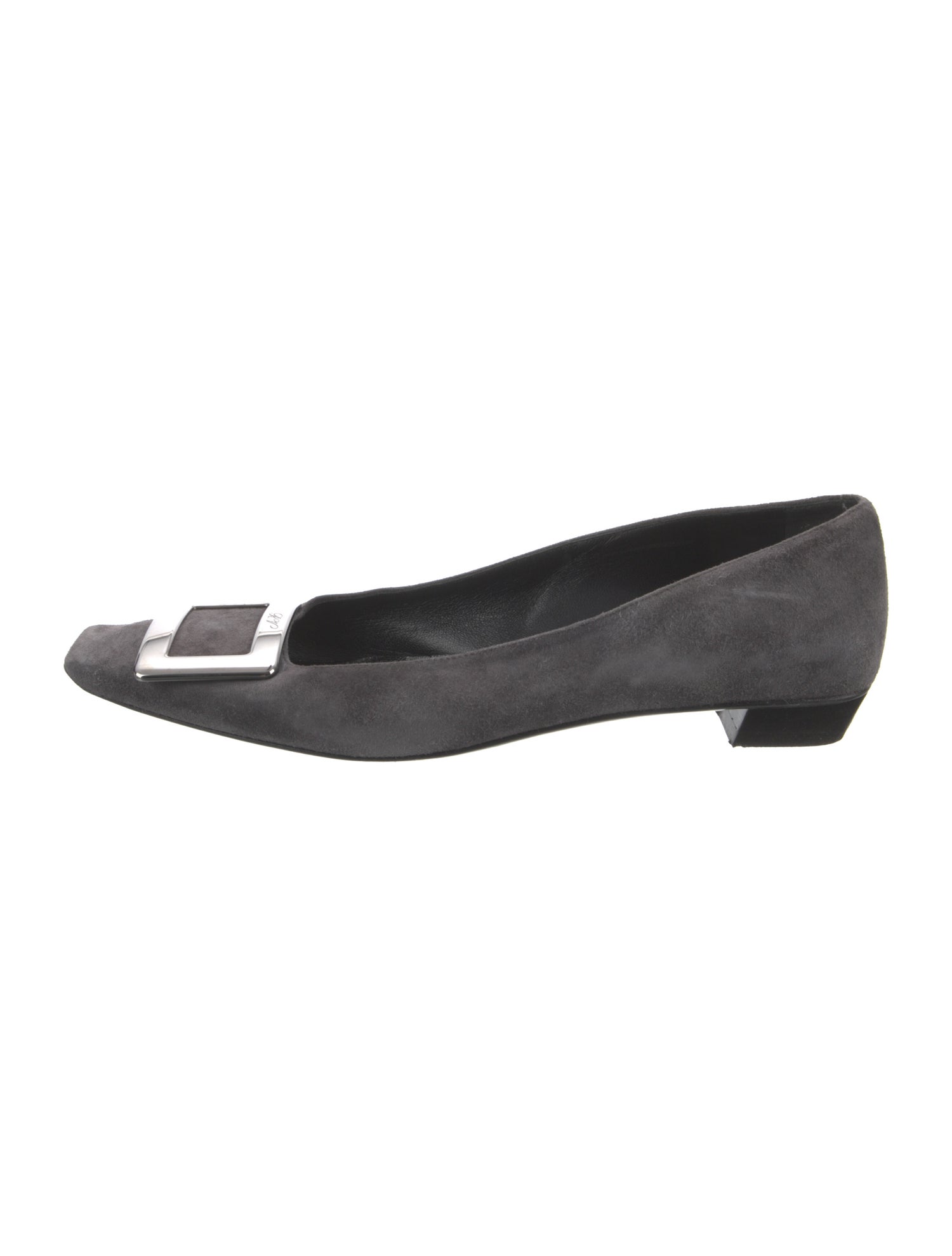 Roger Vivier Suede Flats