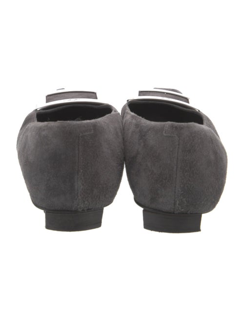Roger Vivier Suede Flats