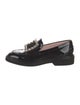 Roger Vivier Patent Leather Crystal Embellishments Loafers