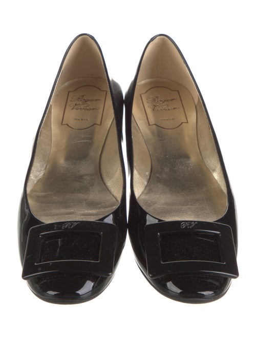 Roger Vivier Patent Leather Ballet Flats