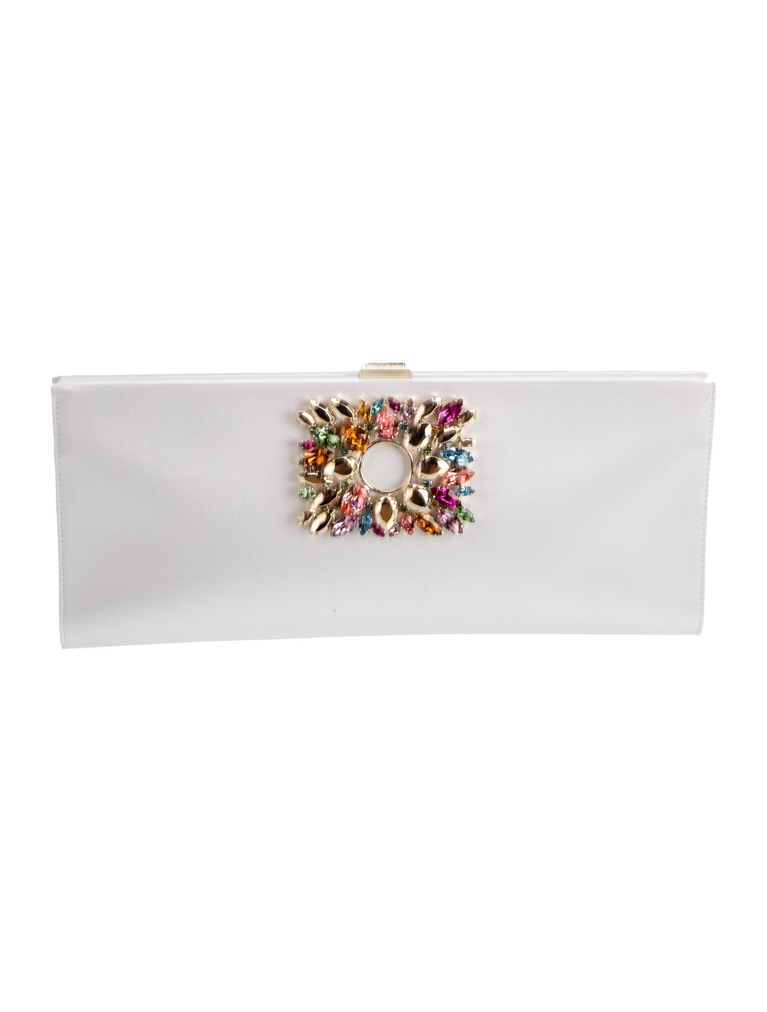 Roger Vivier Satin Clutch