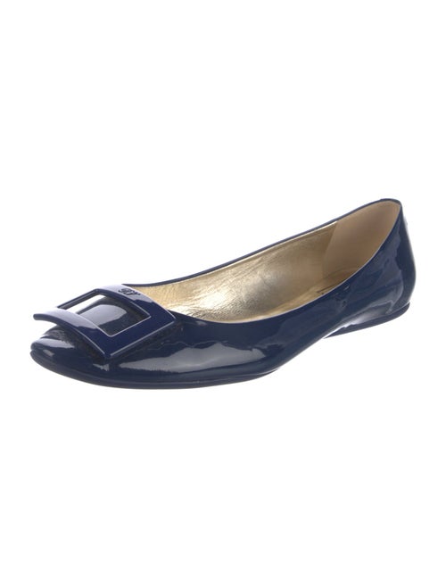 Roger Vivier Patent Leather Ballet Flats