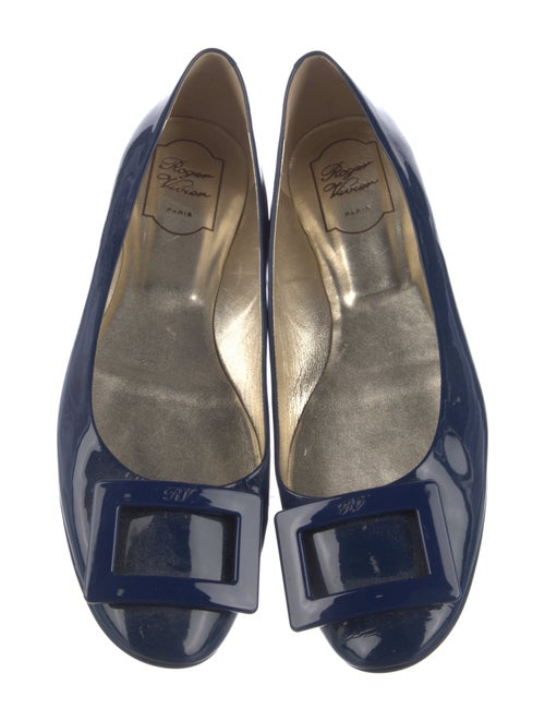 Roger Vivier Patent Leather Ballet Flats