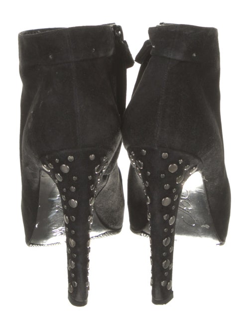 Roger Vivier Suede Studded Accents Boots