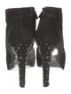 Roger Vivier Suede Studded Accents Boots