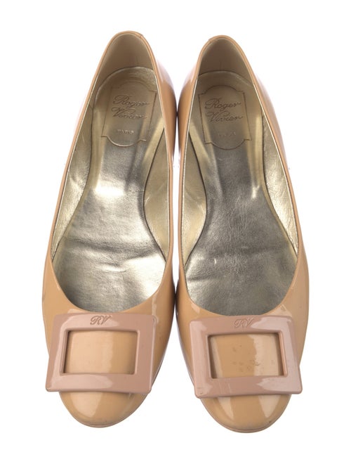 Roger Vivier Patent Leather Ballet Flats
