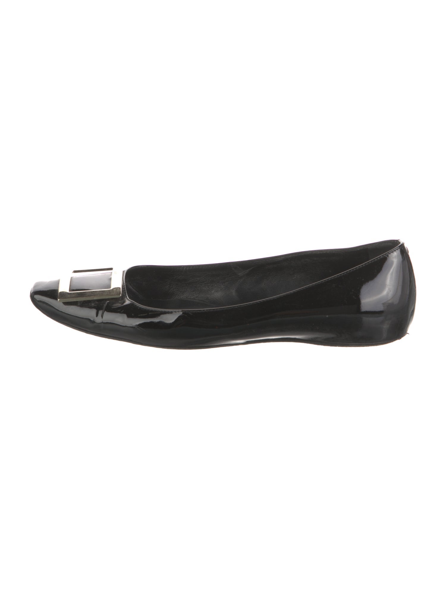 Roger Vivier Patent Leather Ballet Flats