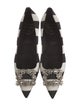 Roger Vivier Striped Crystal Embellishments Flats