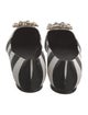 Roger Vivier Striped Crystal Embellishments Flats