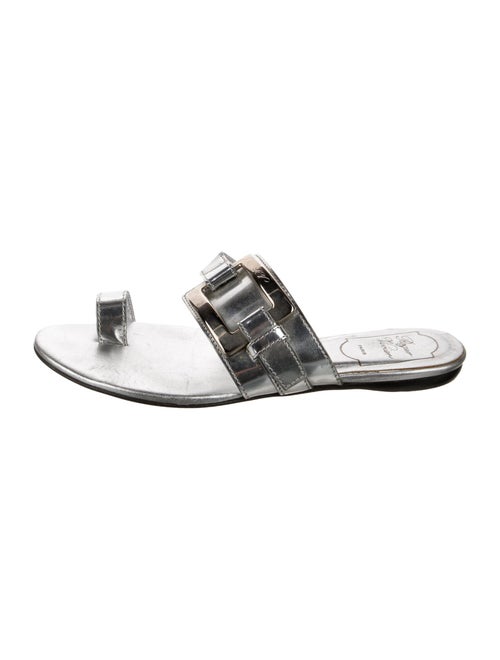 Roger Vivier Leather Slides