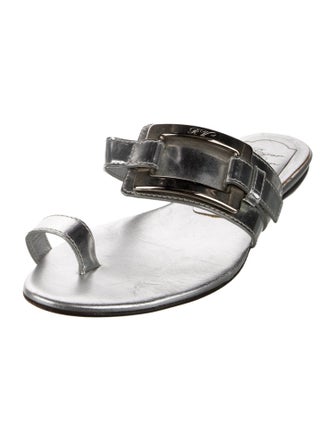 Roger Vivier Leather Slides