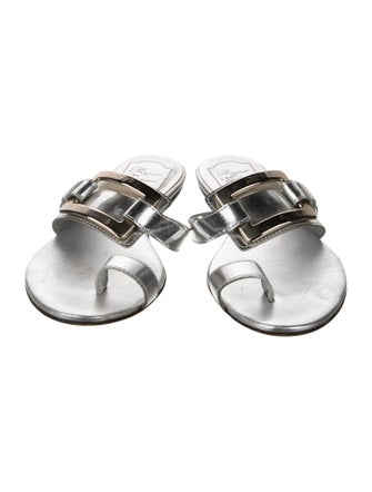 Roger Vivier Leather Slides