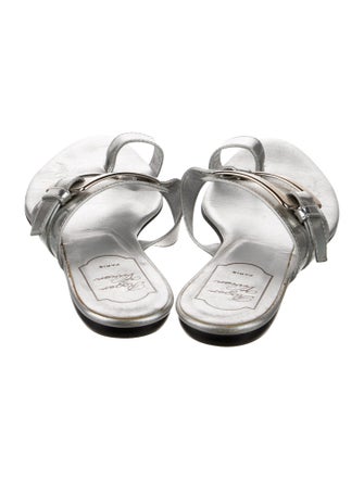 Roger Vivier Leather Slides