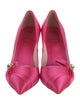 Roger Vivier Satin Bow Accents Pumps
