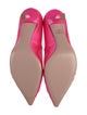 Roger Vivier Satin Bow Accents Pumps
