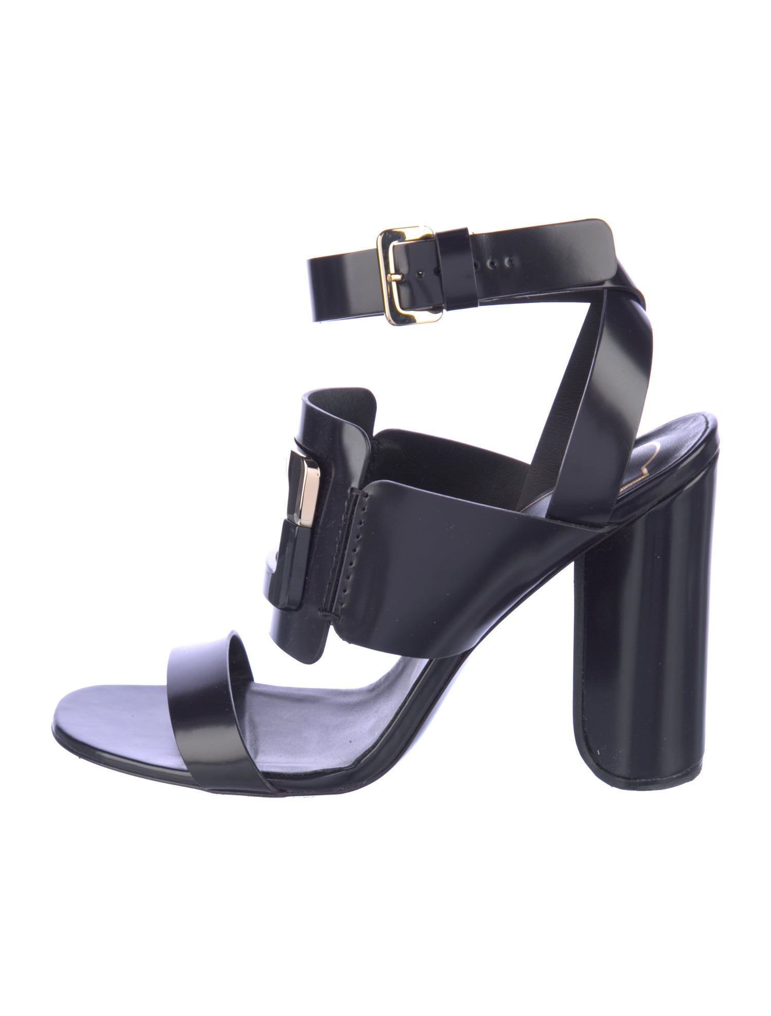 Roger Vivier Patent Leather Sandals