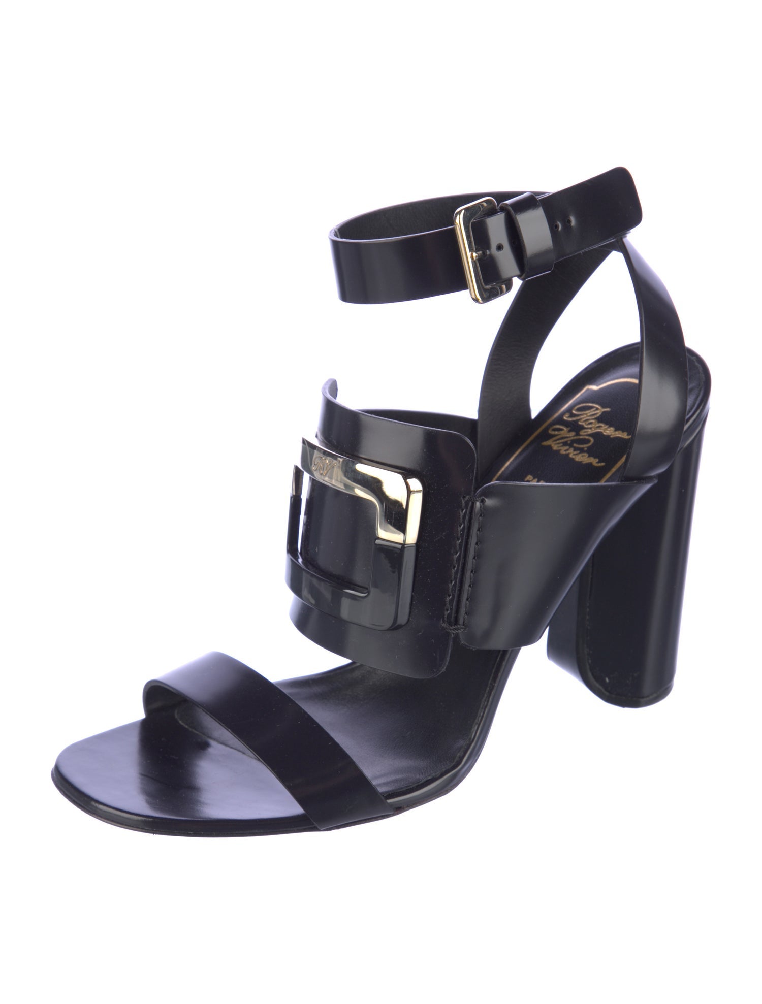 Roger Vivier Patent Leather Sandals