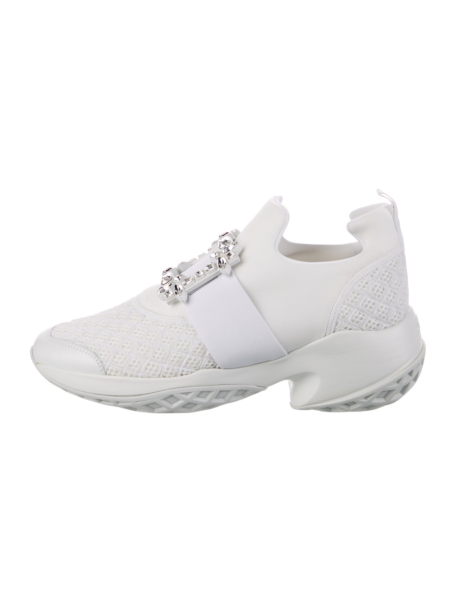 Roger Vivier Crystal Embellishments Sneakers