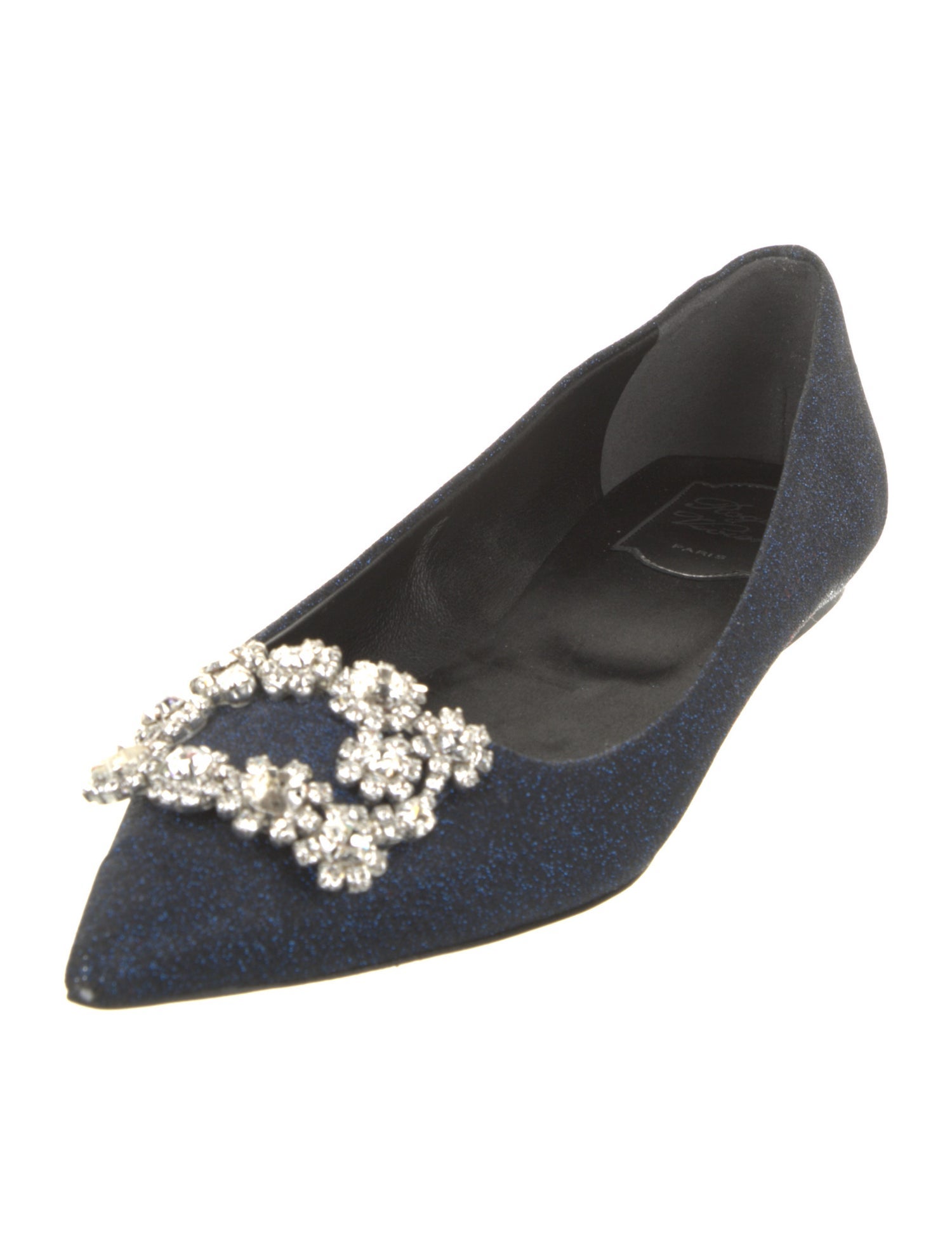 Roger Vivier Glitter Glitter Accents Flats