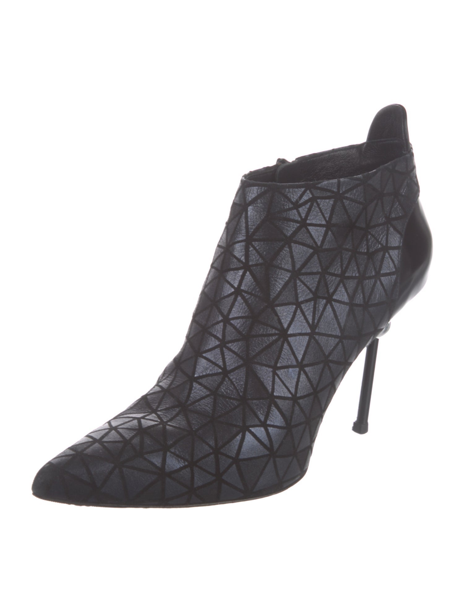 Roger Vivier Printed Lace-Up Boots