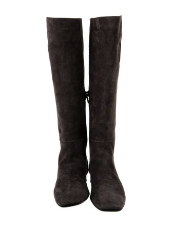 Roger Vivier Suede Riding Boots