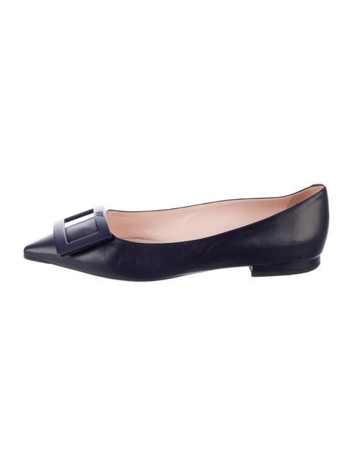 Roger Vivier Leather Flats