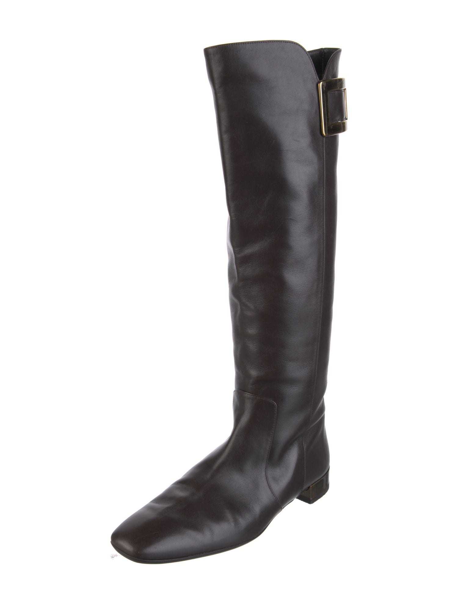 Roger Vivier Leather Riding Boots