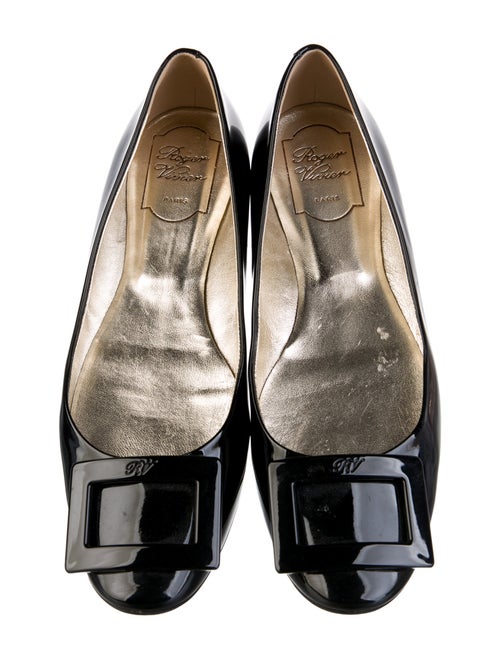 Roger Vivier Patent Leather Ballet Flats
