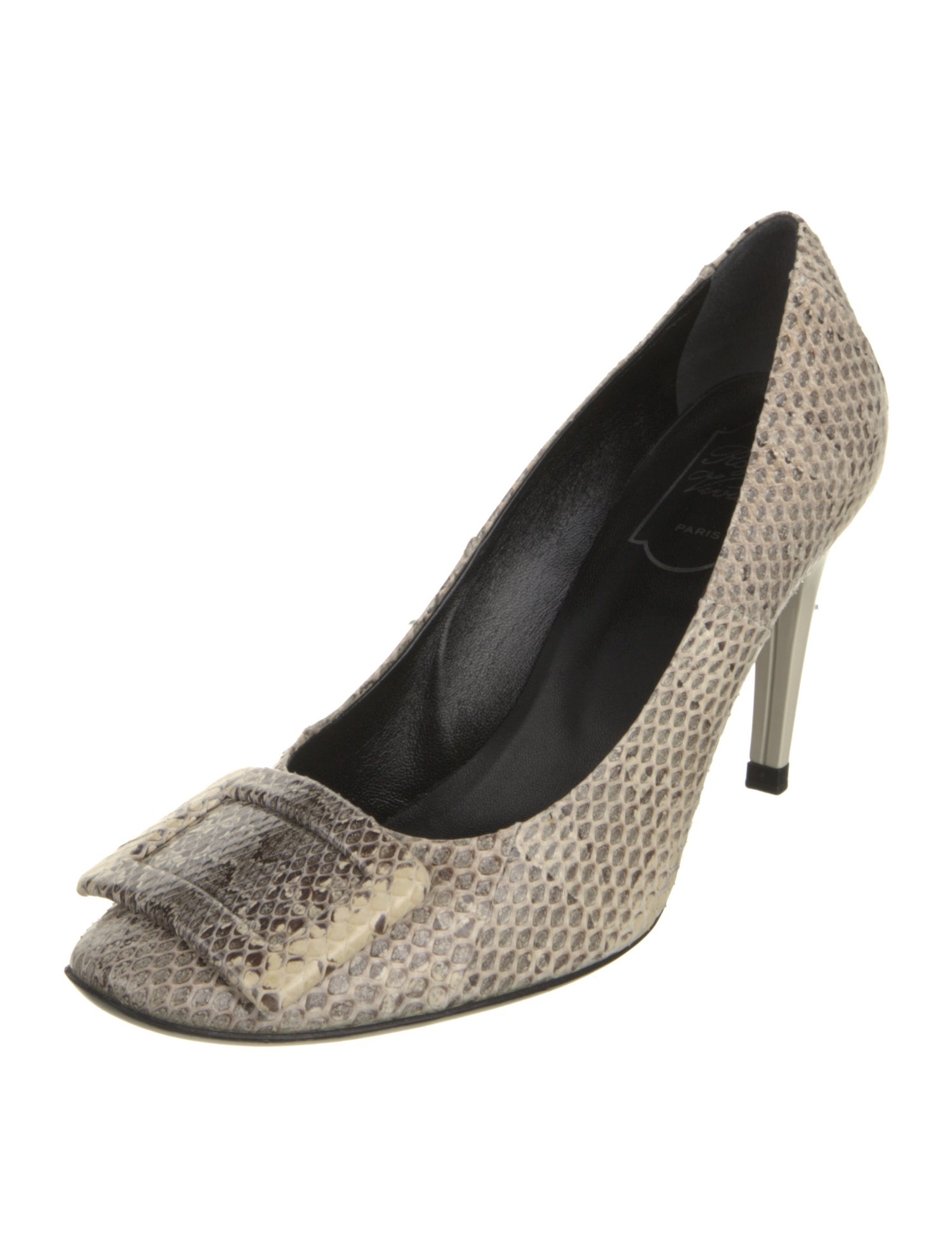 Roger Vivier Snakeskin Animal Print Pumps