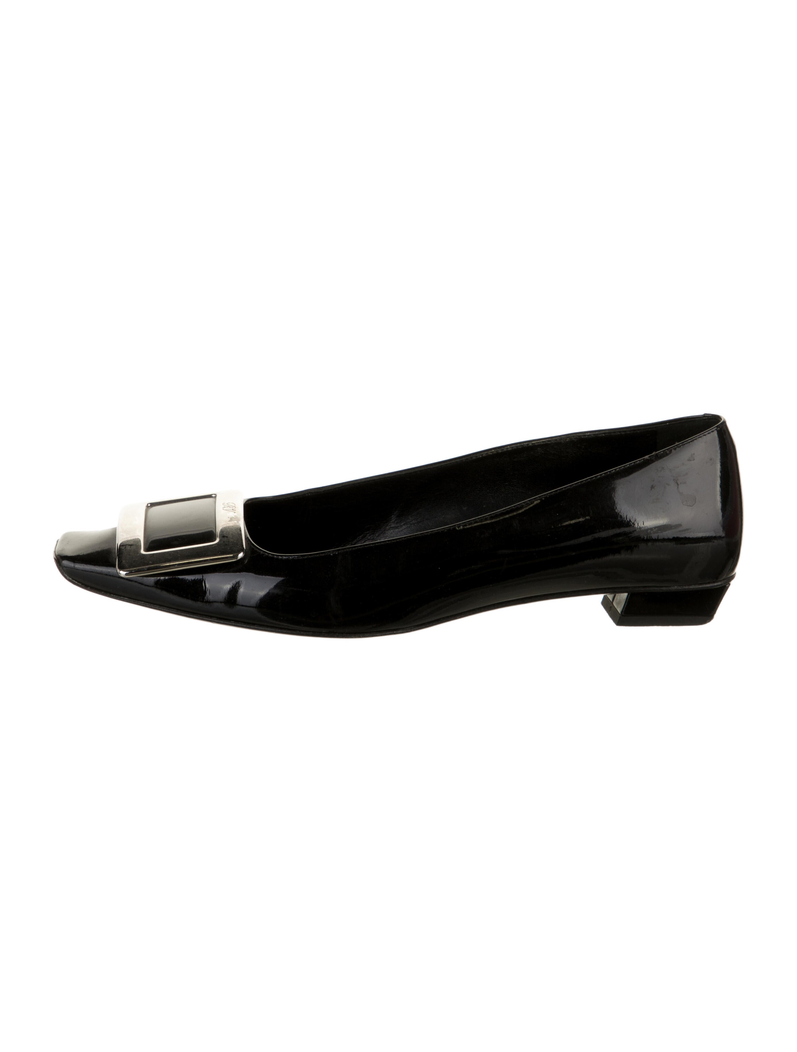Roger Vivier Patent Leather Ballet Flats