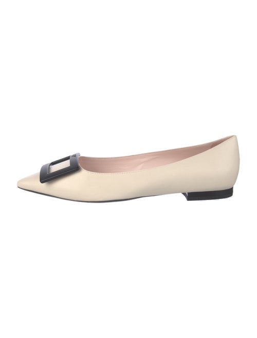 Roger Vivier Leather Ballet Flats