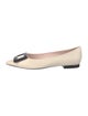 Roger Vivier Leather Ballet Flats