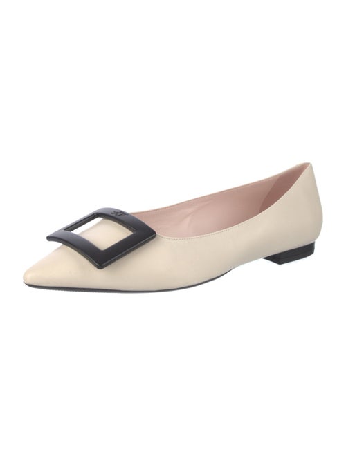 Roger Vivier Leather Ballet Flats