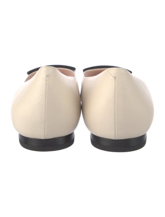 Roger Vivier Leather Ballet Flats