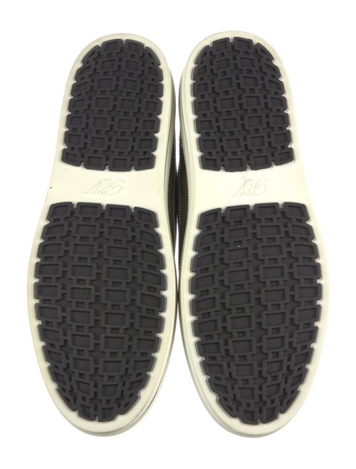 Roger Vivier Printed Fringe Trim Accent Sneakers