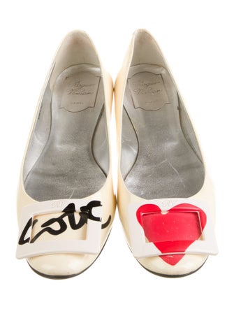 Roger Vivier Patent Leather Flats