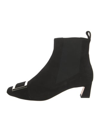 Roger Vivier Suede Chelsea Boots