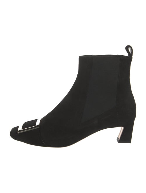 Roger Vivier Suede Chelsea Boots