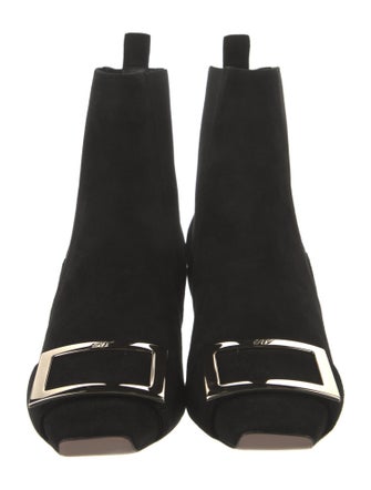 Roger Vivier Suede Chelsea Boots