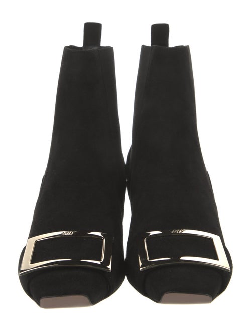 Roger Vivier Suede Chelsea Boots