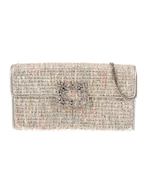 Roger Vivier Tweed Clutch