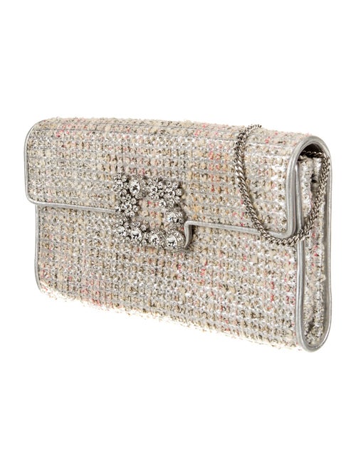 Roger Vivier Tweed Clutch