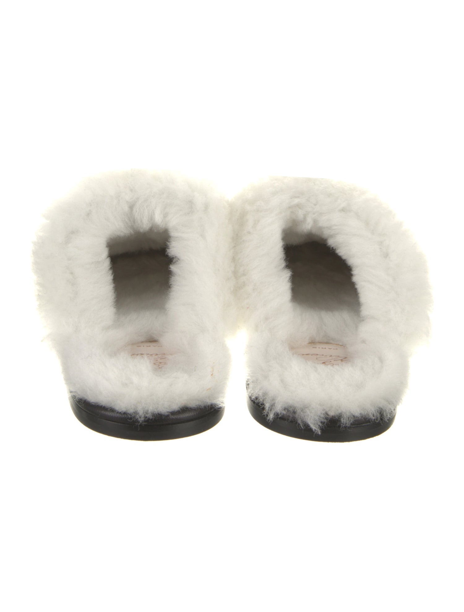 Roger Vivier Patent Leather Crystal Embellishments Mules