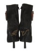 Roger Vivier Suede Graphic Print Boots