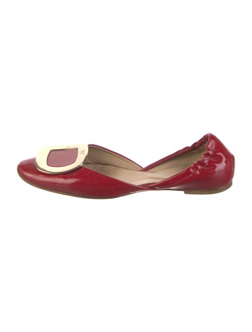 Roger Vivier Patent Leather D'Orsay Flats