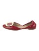 Roger Vivier Patent Leather D'Orsay Flats