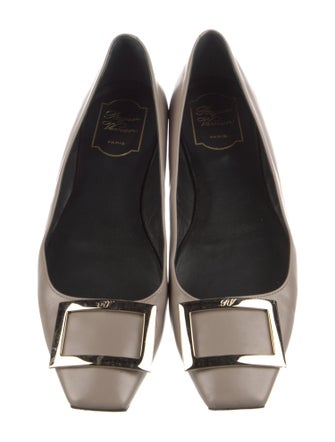 Roger Vivier Leather Ballet Flats