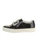 Roger Vivier Patent Leather Crystal Embellishments Sneakers