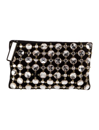 Roger Vivier Suede Clutch
